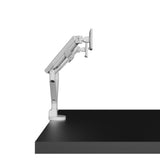 Kanto DM2 Dual Monitor Desktop Mount with Spring-Assisted Height Adjustment - White