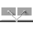 Kanto DM2 Dual Monitor Desktop Mount with Spring-Assisted Height Adjustment - White