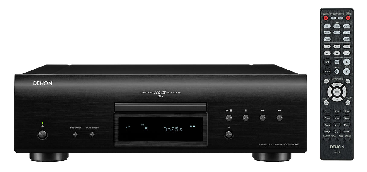 Denon DCD-1600NE Super Audio CD Player w/  Ultra High Precision - B-Stock