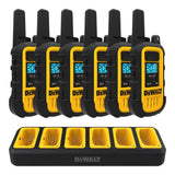 DeWALT DXFRS300 Heavy Duty 6-Port Walkie Talkie Charger