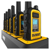 DeWalt 2DXFRS300-BCH6 Heavy Duty 12 DXFRS300 Radios with 2X 6 Port Chargers (2DXFRS300-BCH6)