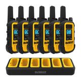 DeWalt 2DXFRS300-BCH6 Heavy Duty 12 DXFRS300 Radios with 2X 6 Port Chargers (2DXFRS300-BCH6)