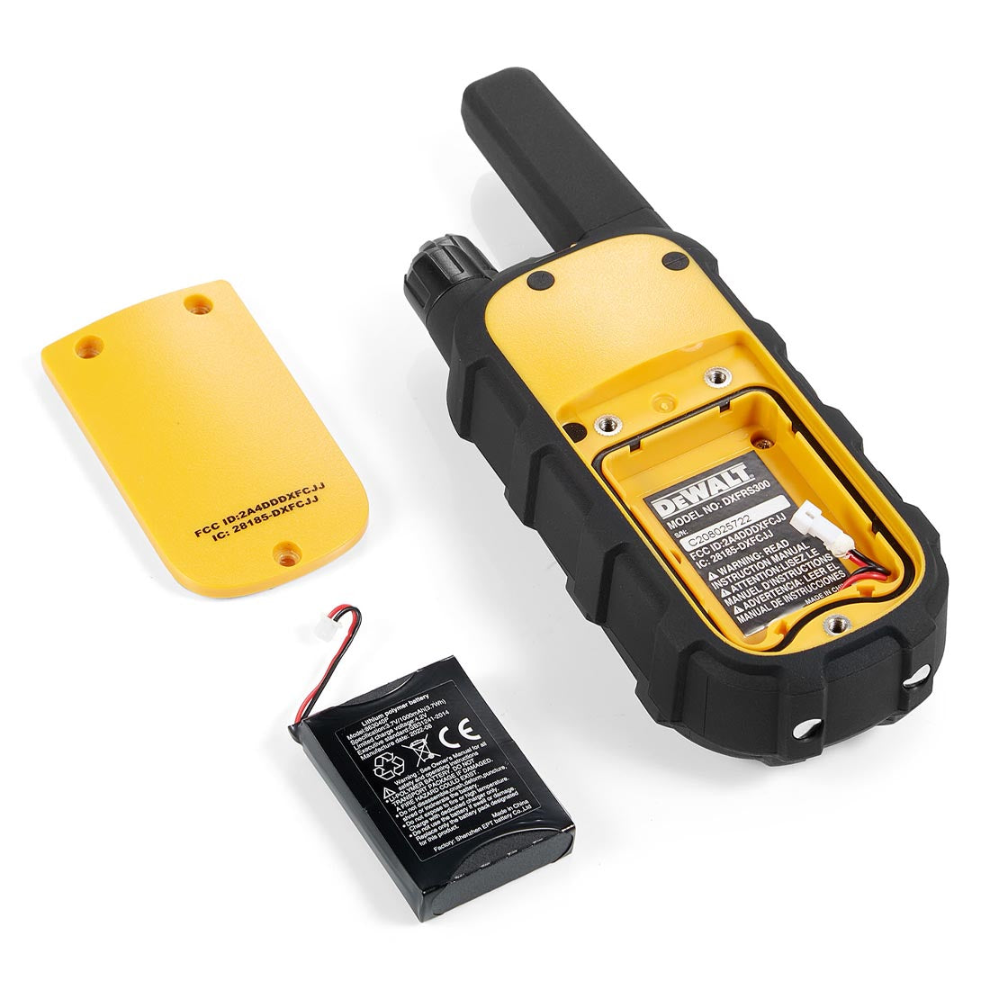 DeWalt DXFRS300BCH6-RM1 Heavy Duty 6 DXFRS300 Radios with 6 Port Charger and 6 Remote Speaker Microphones (DXFRS300BCH6-RM1)