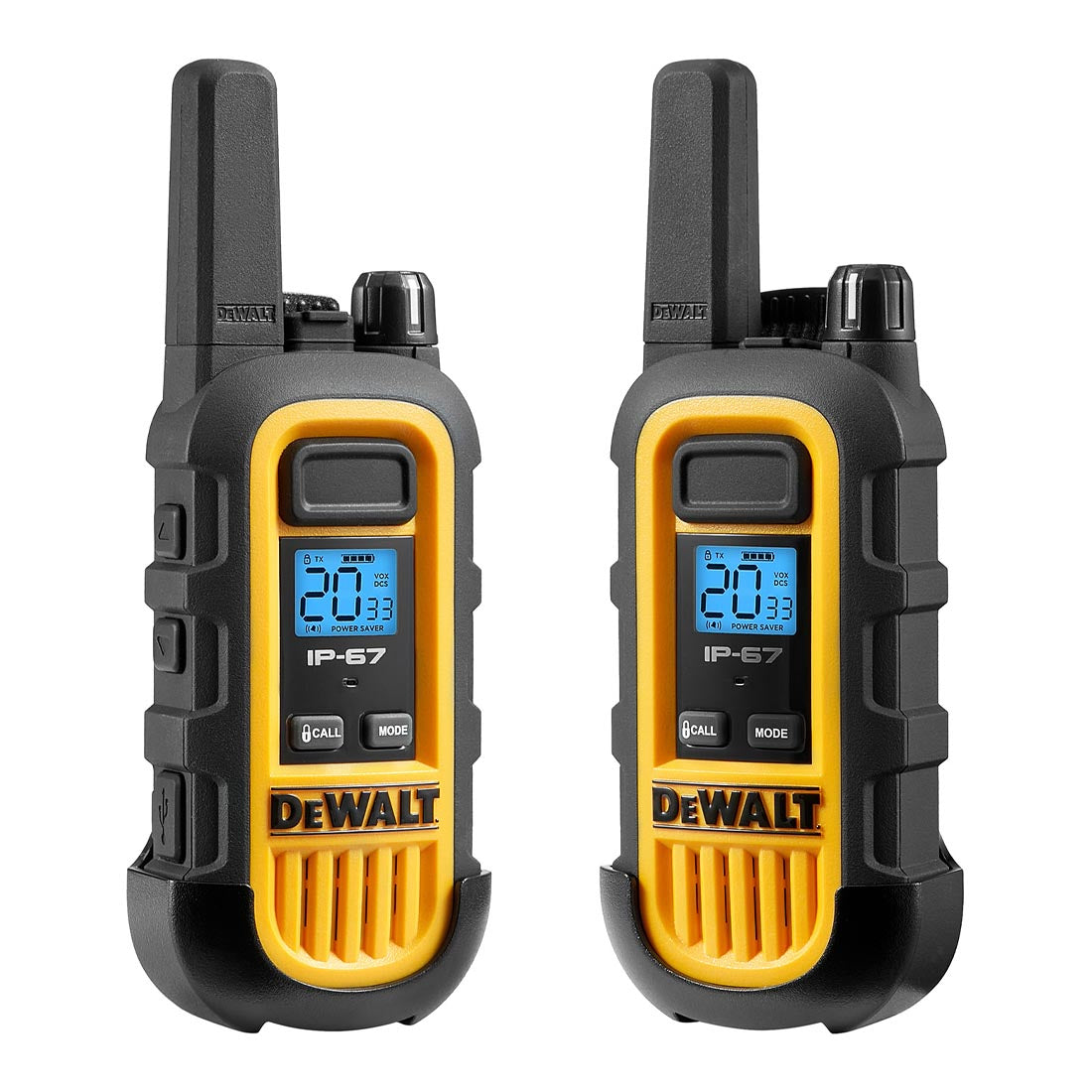 DeWalt DXFRS300BCH6-RM1 Heavy Duty 6 DXFRS300 Radios with 6 Port Charger and 6 Remote Speaker Microphones (DXFRS300BCH6-RM1)