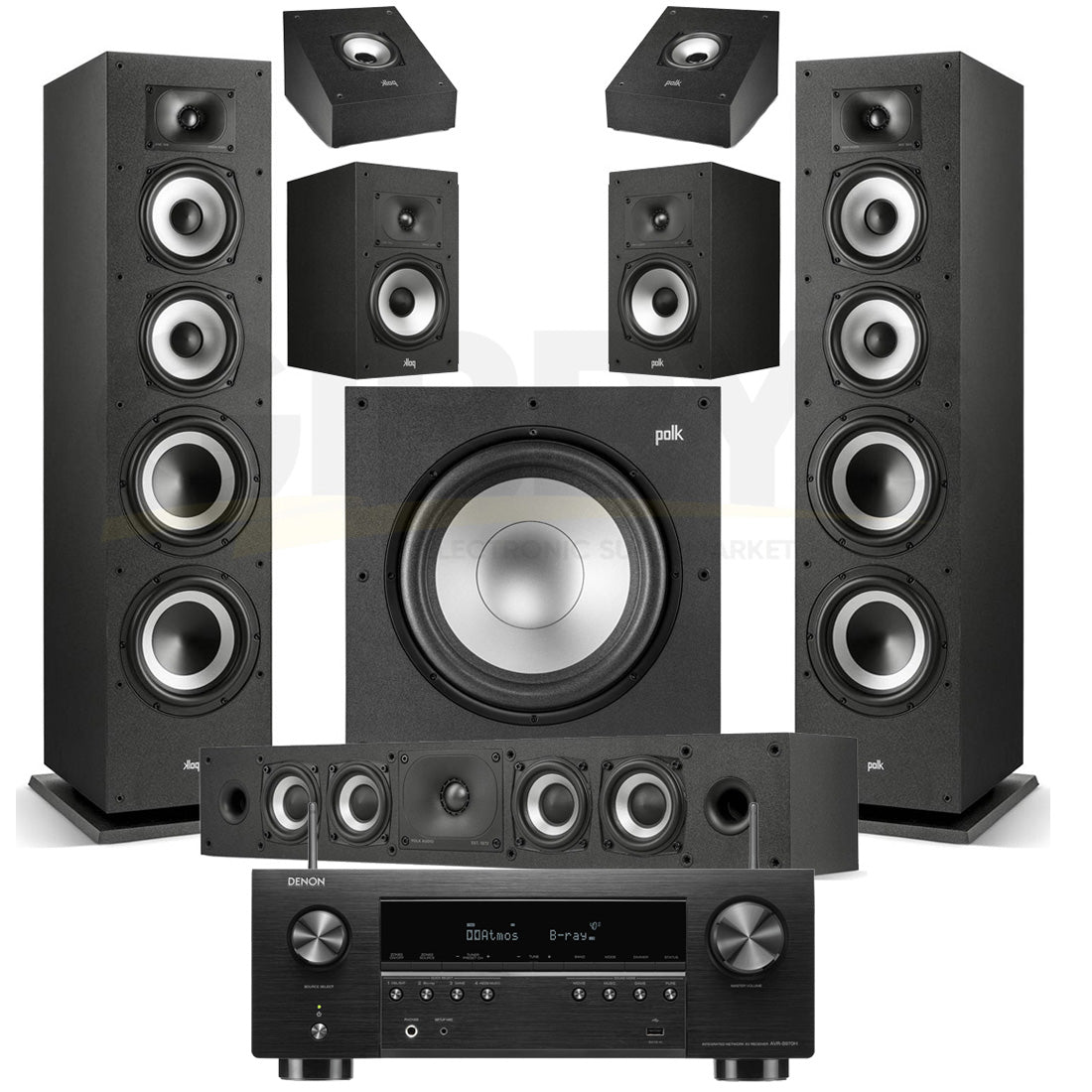 Shops denon 7.2 speakers