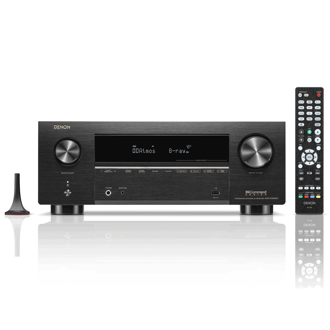 Denon AVR-X3800H 9.4 Channel 8K AV Receiver | Home Subwoofer