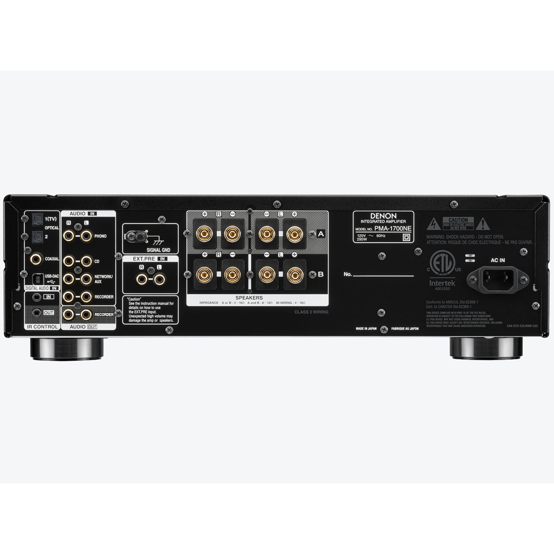 Denon PMA-1700NE Integrated Amplifier with AL32 Processing - Black