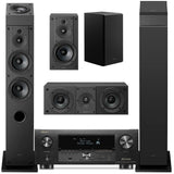 Denon AVR-X4800H 9.4 Channel 8K AV Receiver | Sony SS-CS3M2 7.0 Speaker Bundle #1