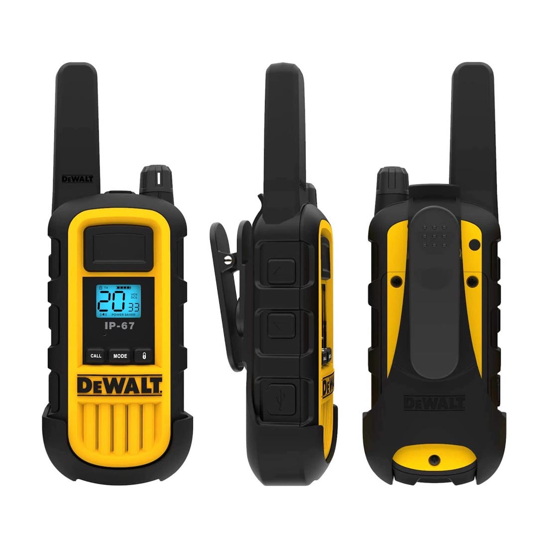 Dewalt 2DXFRS800-BCH6 Heavy Duty 12 DXFRS800 Radios with 2X 6 Port Chargers (2DXFRS800-BCH6)