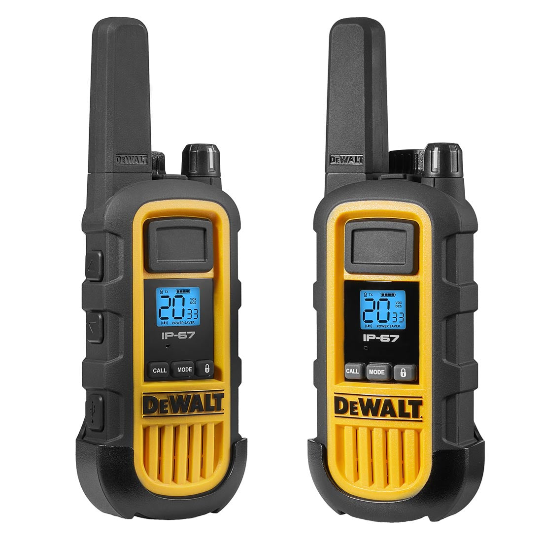 Dewalt 2DXFRS800-BCH6 Heavy Duty 12 DXFRS800 Radios with 2X 6 Port Chargers (2DXFRS800-BCH6)
