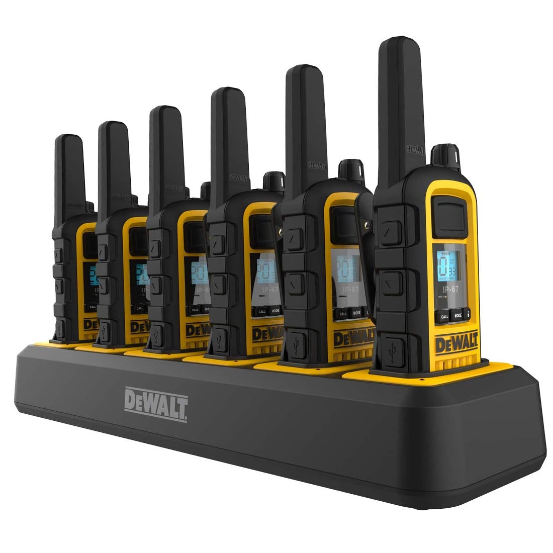 Dewalt 4DXFRS800-BCH6 Heavy Duty 24 DXFRS800 Radios with 4X 6 Port Chargers (4DXFRS800-BCH6)