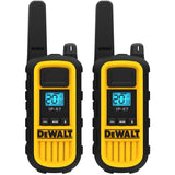 DeWalt 1DXFRS300-SV1 Heavy-Duty GMRS Walkie Talkie with Surveillance Headset- 2 Pack