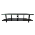 EVOssentials 58" TV Stand Tempered Glass Black - (EVOTV5075G)