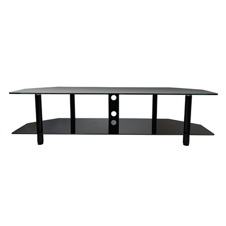 EVOssentials 58" TV Stand Tempered Glass Black - (EVOTV5075G)