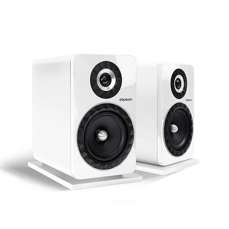 Elipson Prestige Facet 8B Bass-Reflex Bookshelf Speakers ELIPF8BWT – White – Pair