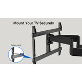 ErgoAV ERMML6-01B Large Motion TV Mount 42″-90″ TVs