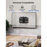 ErgoAV ERMMM6-01B Motion Mount with Dual Arms for TVs 39″ to 65″