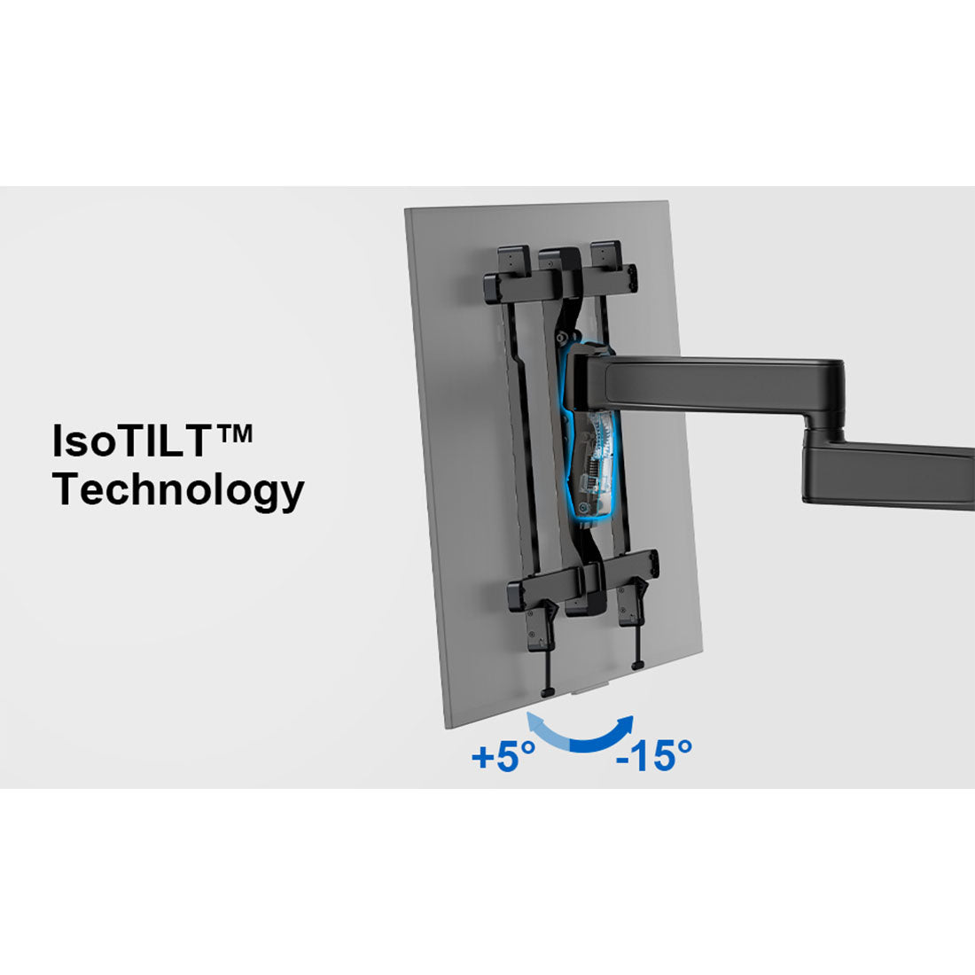 Ergo AV ERMMM7-01B Motion Mount for TVs 39″ to 65″