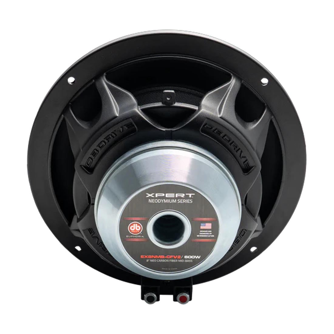 Euphoria XPERT EX8NMB-CFV2 8" NEO Carbon Fiber Midbass Speaker - Each (EX8NMBCFV2)