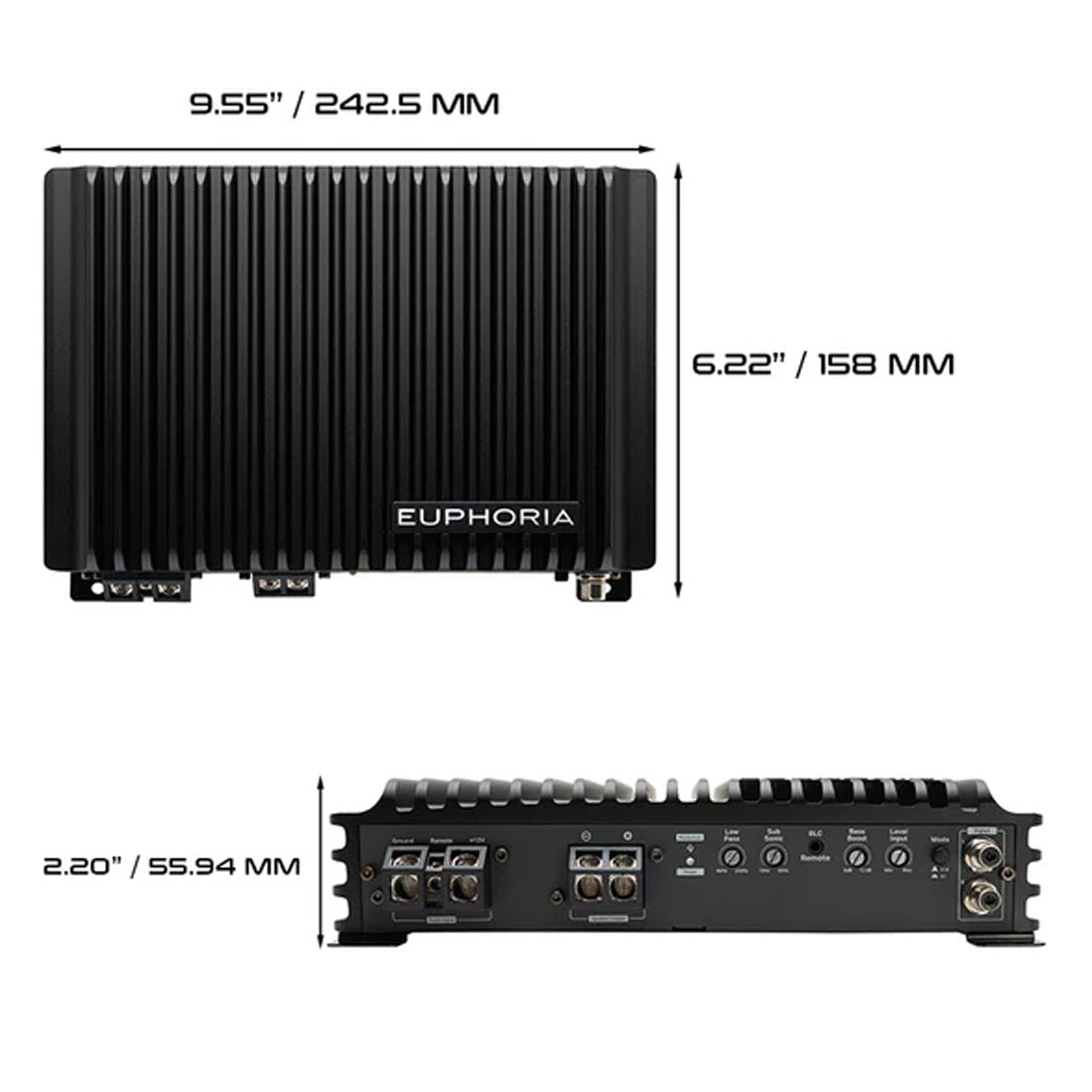 Euphoria EA1.1800 Full Range Class D Monoblock Subwoofer Amplifier (EA11800)