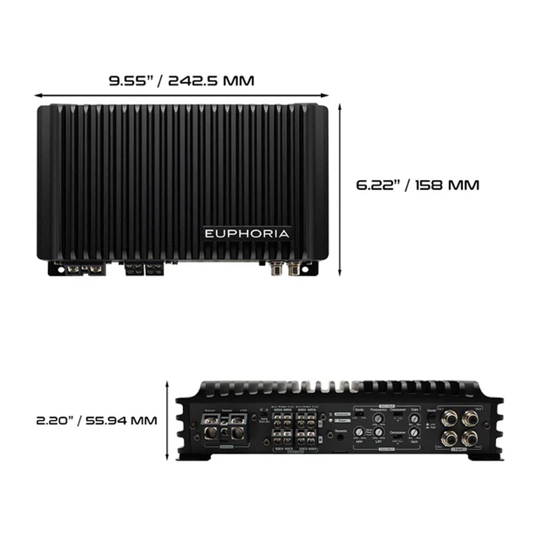 Euphoria EA4.600 4-Channel Full Range Class D Car Amplifier (EA4600)