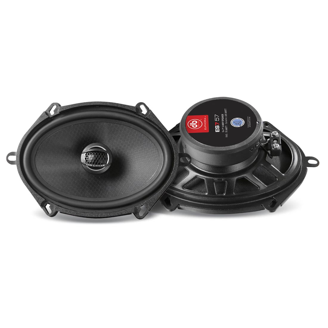  Euphoria ES7-57 5x7" 2-Way 75W Car Speakers