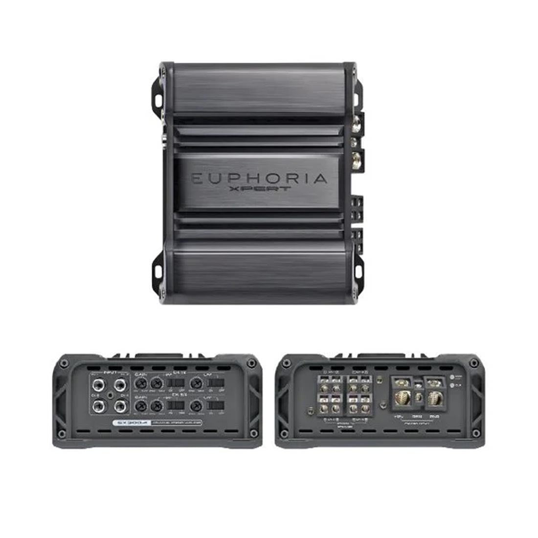 Euphoria XPERT EX100.4 4-Channel Full Range Class D Mini Amplifier (EX1004)