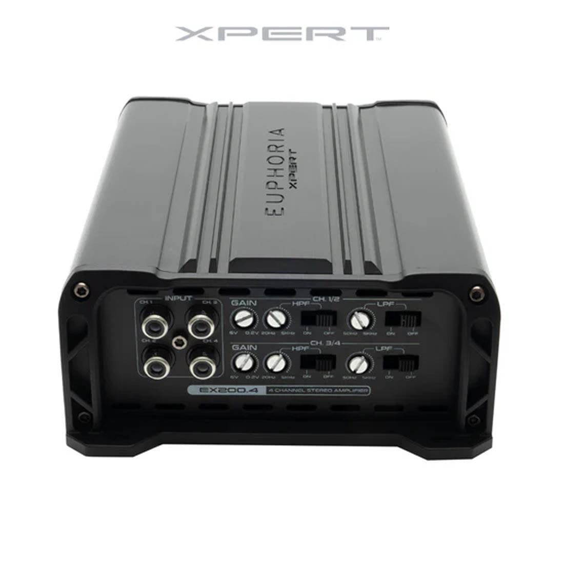 Euphoria XPERT EX200.4 4-Channel Full Range Class D Mini Amplifier