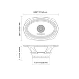 Euphoria XPERT EX69NCX 6" x 9" NEO 2-Way Loudspeakers - Pair