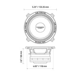 Euphoria XPERT EXM5N 5.25" NEO Midrange Speaker - Each