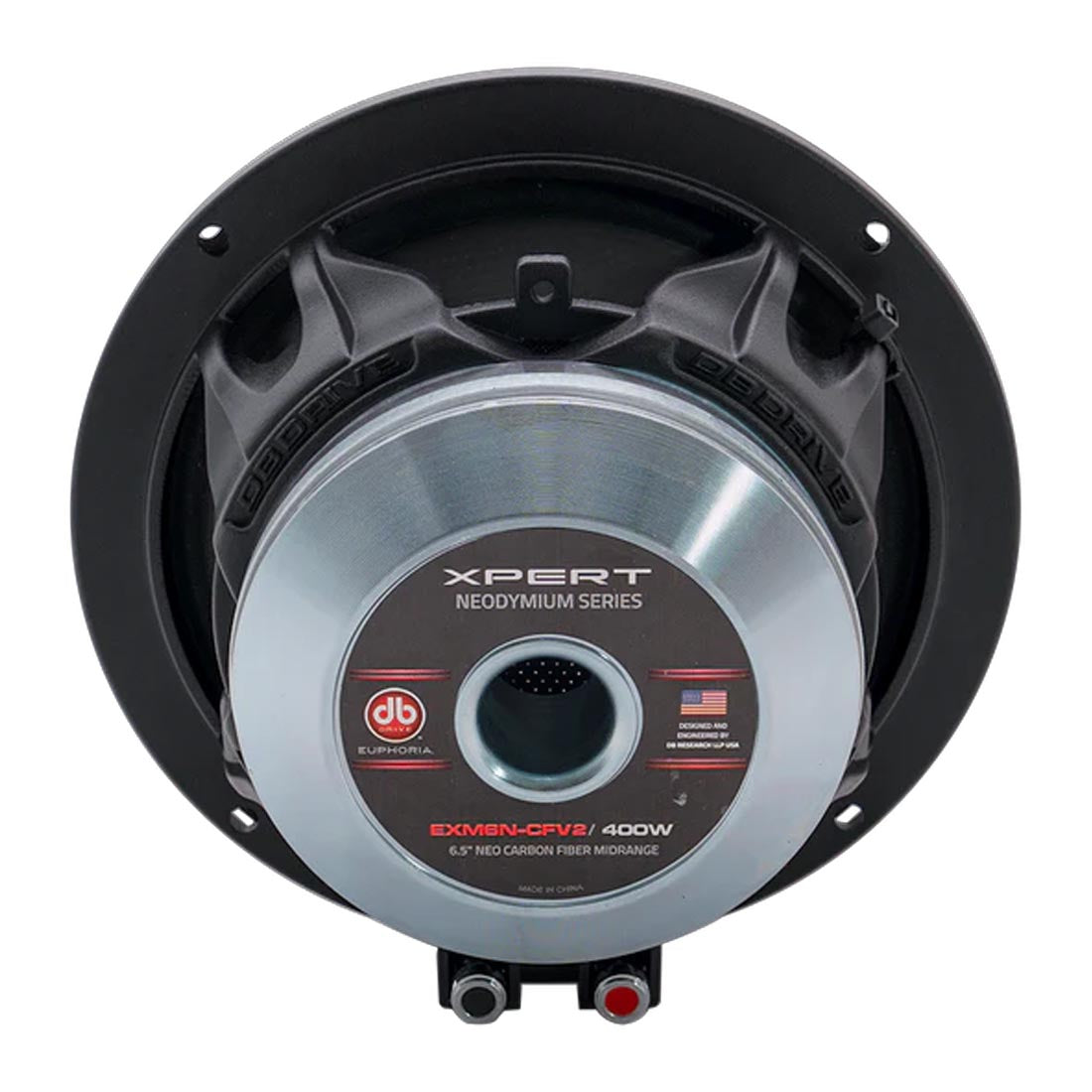 Euphoria XPERT EXM6N-CFV2 6.5" NEO Carbon Fiber Midrange Speaker - Each (EXM6NCFV2)