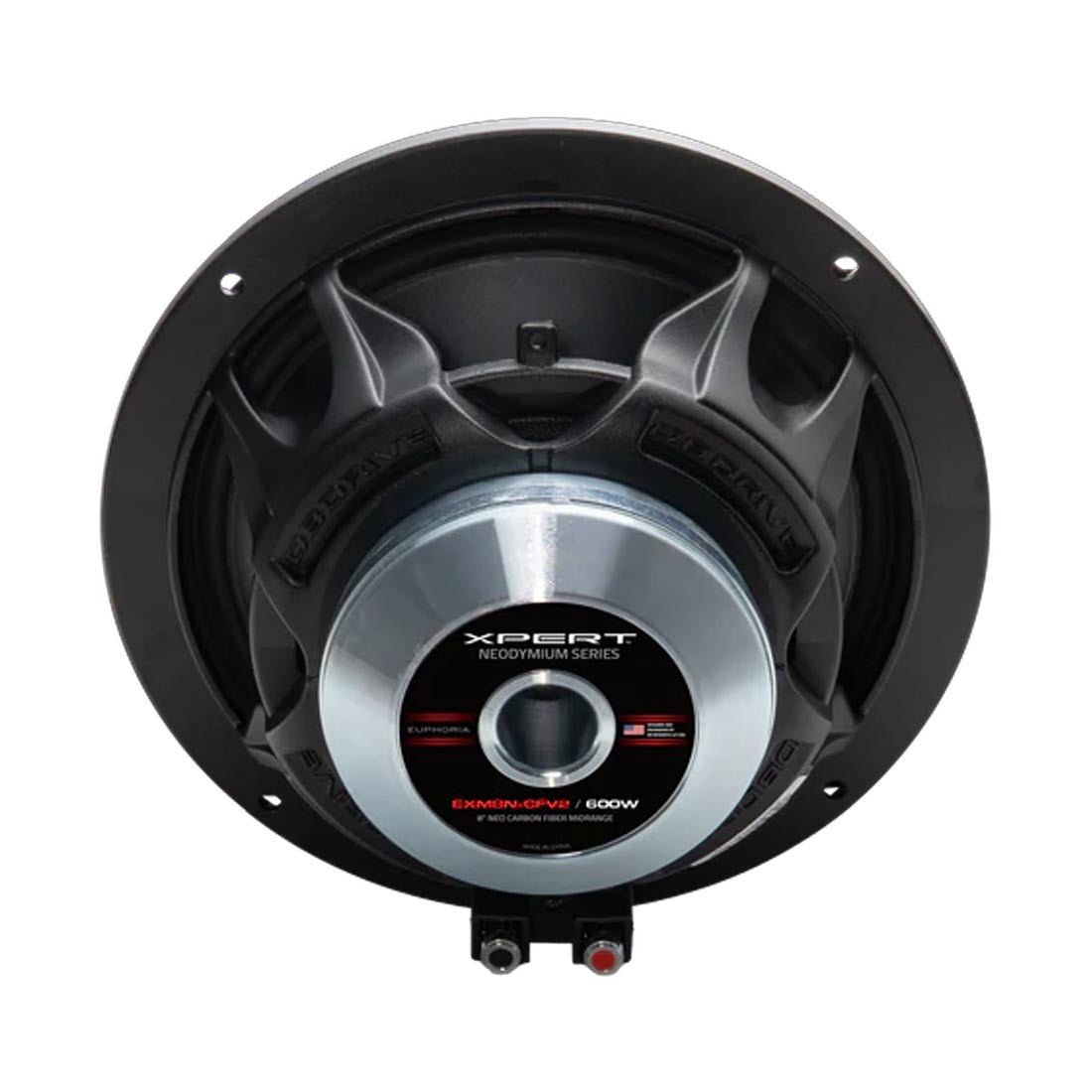 Euphoria XPERT EXM8N-CFV2 8" NEO Carbon Fiber Midrange Speaker - Each (EXM8NCFV2)