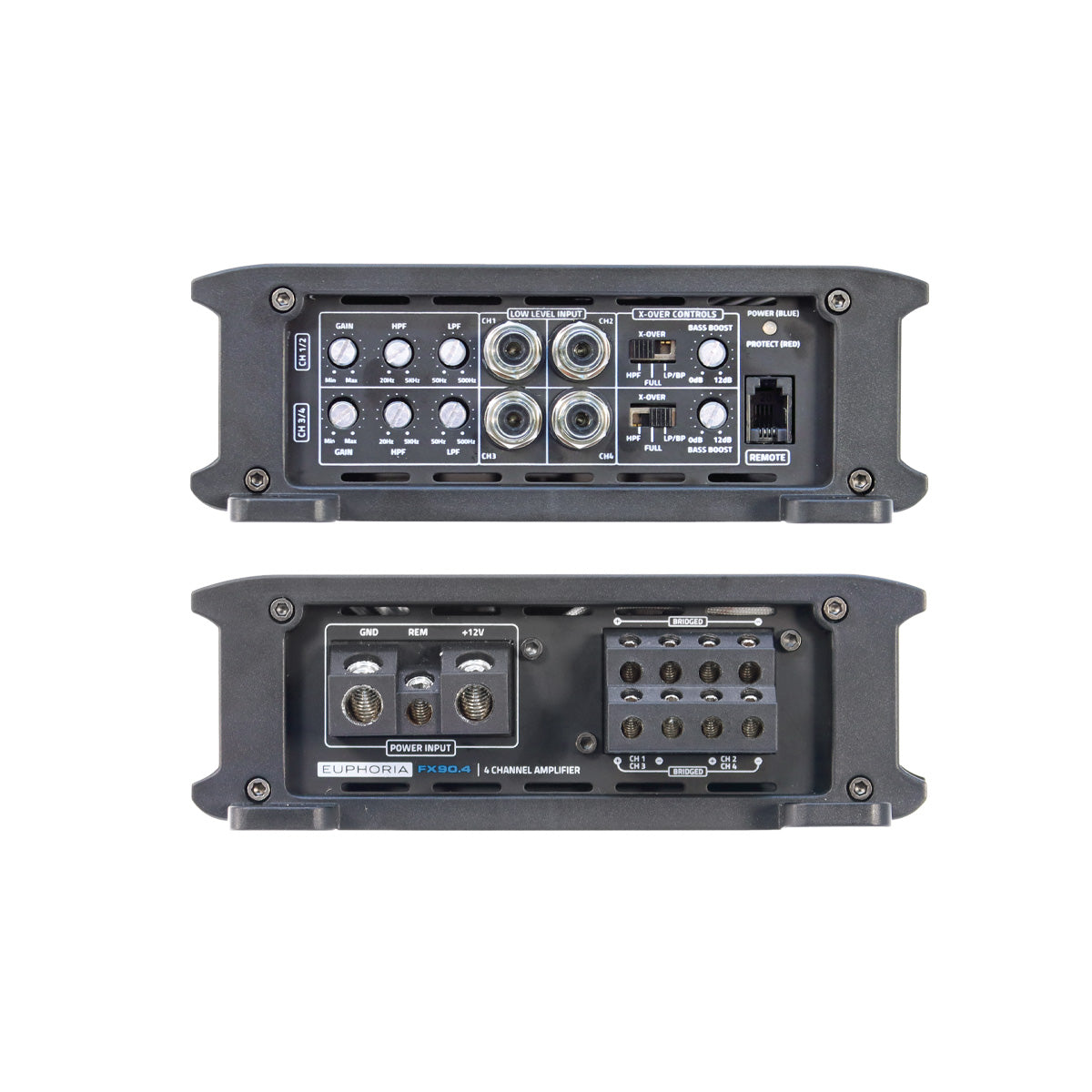 Euphoria FX90.4 Class A/B 4-Channel Amplifier - 4 x 90W
