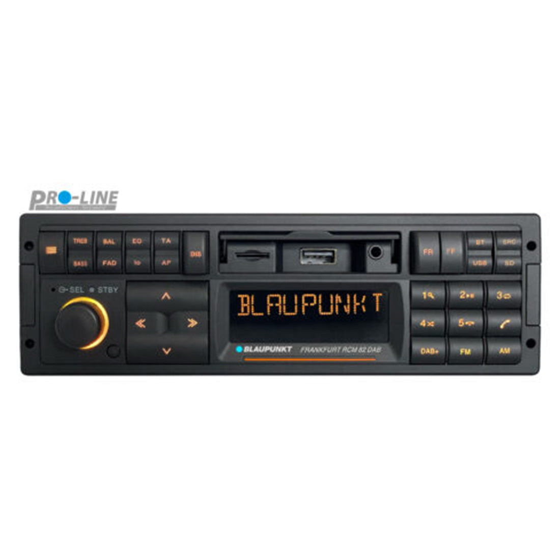 Blaupunkt Frankfurt RCM 82 DAB Single Din Mechless Receiver - Gibbys Electronic FRANKFURTRCM82DAB