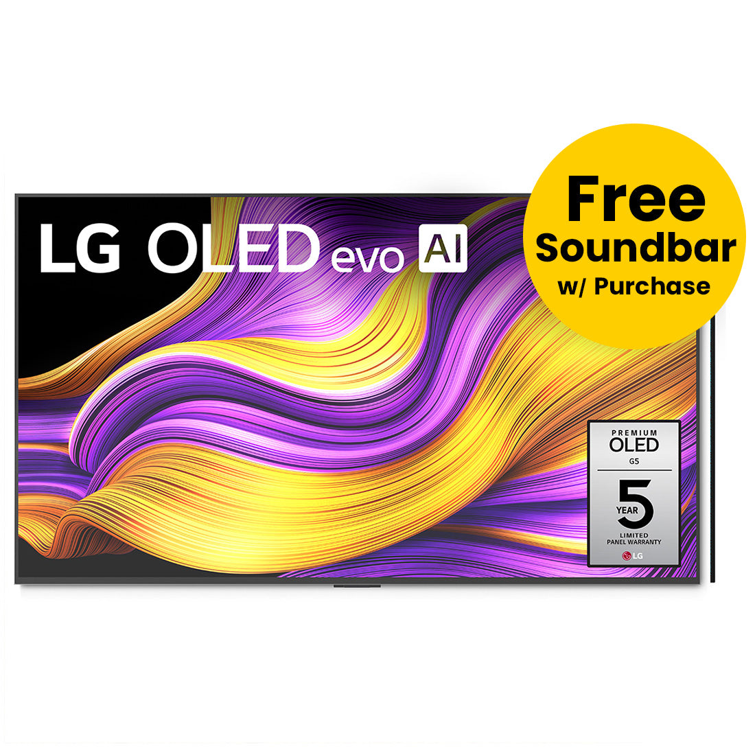 LG OLED G5 4K OLED Evo AI Concierge Smart TV - 2025 Model