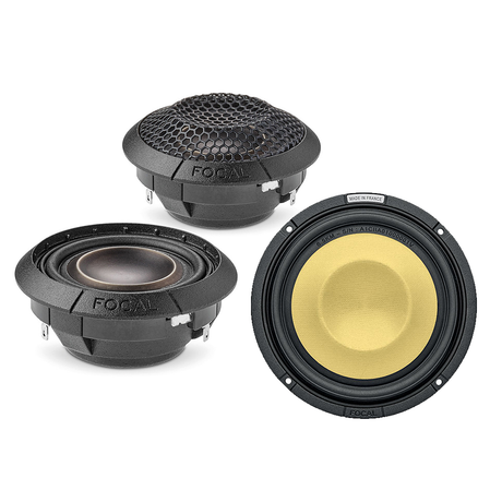 Focal FRAK K2 Power M Line Tweeters - Pair | 6.5KM K2 6.5" Midbass Speakers - Bundle