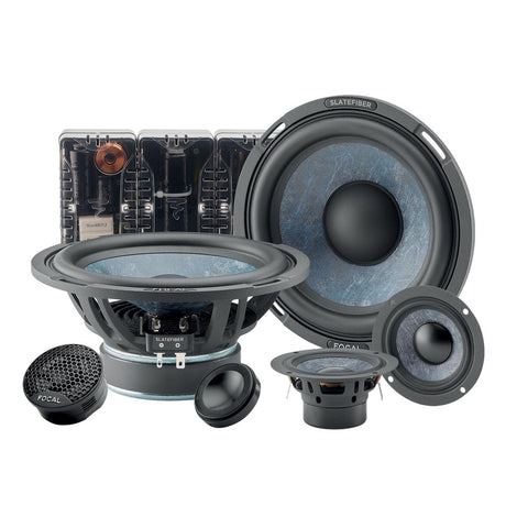 Focal 165 SF3 Slatefiber 6.5" 3-Way Component Speaker System (165SF3)