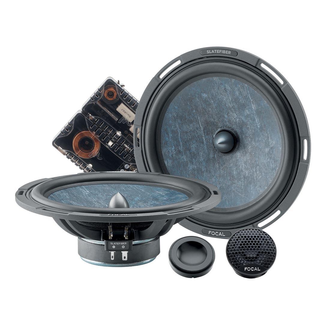 Focal 200 SF Slatefiber 8" 2-Way Component Speaker System (200SF)