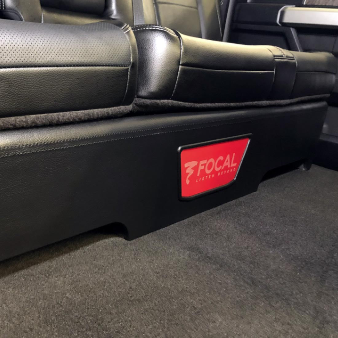 Focal FORD DUAL 10 Flax Series 10" Unloaded Dual Subwoofer Enclosure for Select Ford Models (FORDDUAL10)