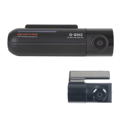 GNET G-ON2 2 Channel HDR QHD Dash Cam with 1080p Rear Camera