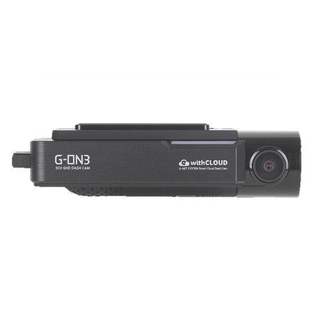 GNET G-ON3PRO 3-Channel 1440p Front + 1080p Interior and Rear Dash Cam with WiFi (GON3PRO)