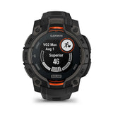 Garmin 010-02934-00 Instinct 3 – 45 mm, Solar Black with Black Band Smartwatch