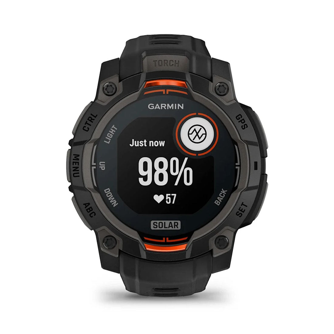 Garmin 010-02934-00 Instinct 3 – 45 mm, Solar Black with Black Band Smartwatch