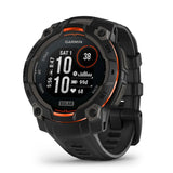 Garmin 010-02934-00 Instinct 3 – 45 mm, Solar Black with Black Band Smartwatch