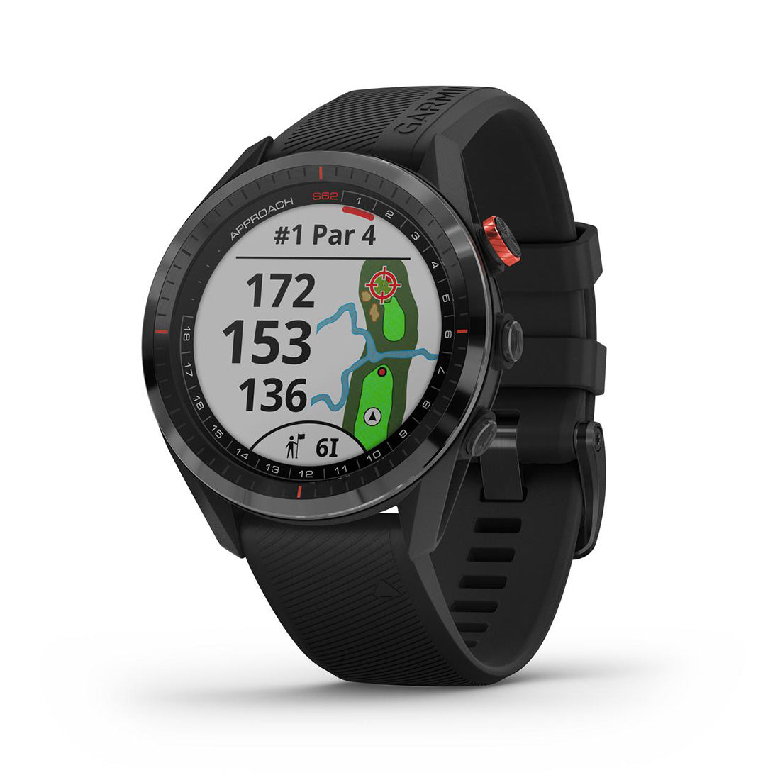 Garmin Approach S62 Premium GPS Golf Watch - Black