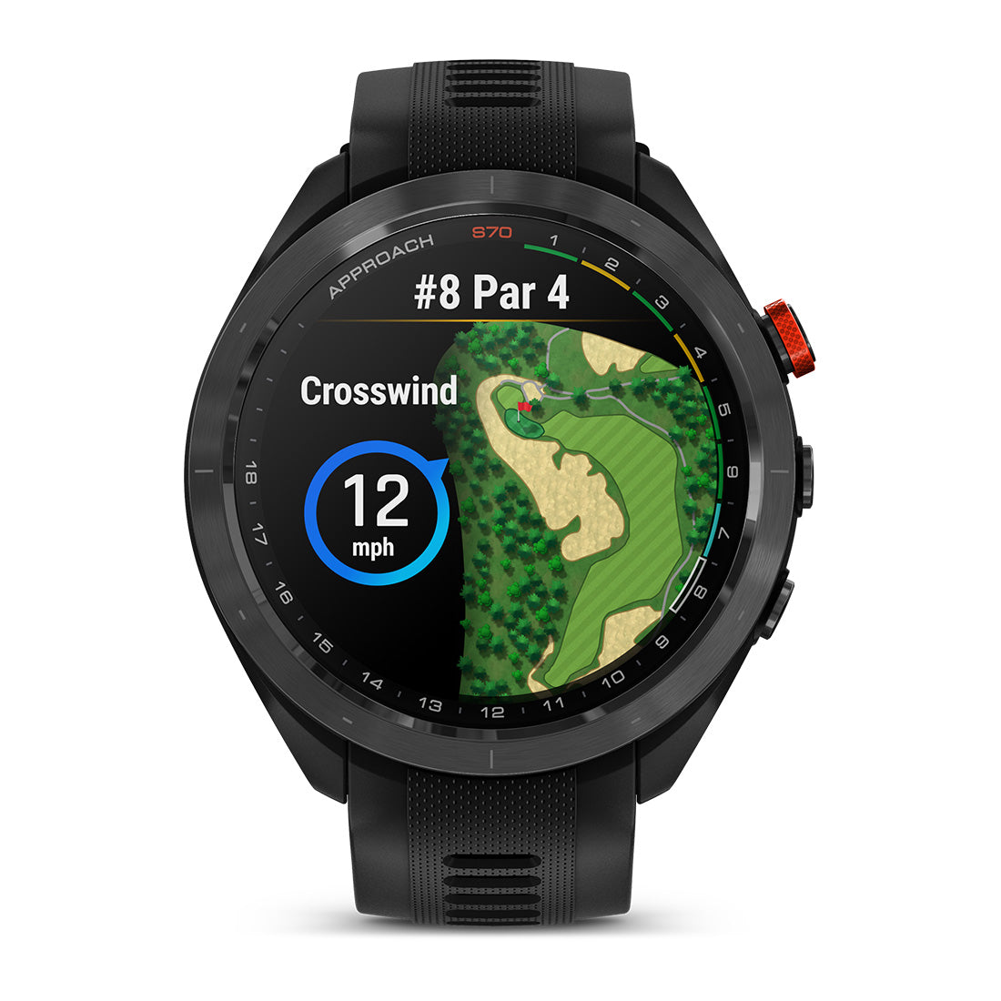 Garmin Approach S70 47mm Premium GPS Golf Smartwatch