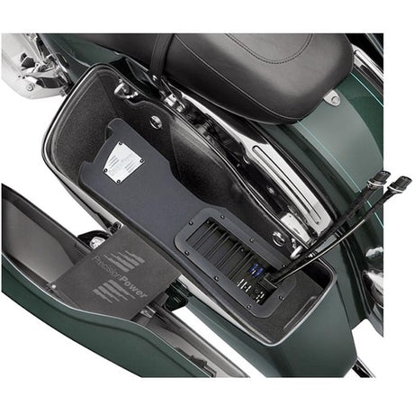 Precision Power HD13.SBWL Clutch Side Saddlebag Powered Subwoofer for Select ’98-’13 Harley Davidson Touring Motorcycles- Each