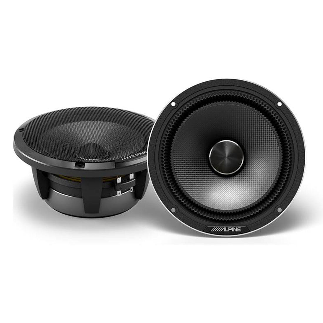 Alpine HDZ-653S Status High-Resolution OEM-Fit 3-Way Component Speaker System