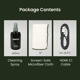 Kanto HT6-KIT Screen Cleaning Kit with 6.5' HDMI 2.1 Cable