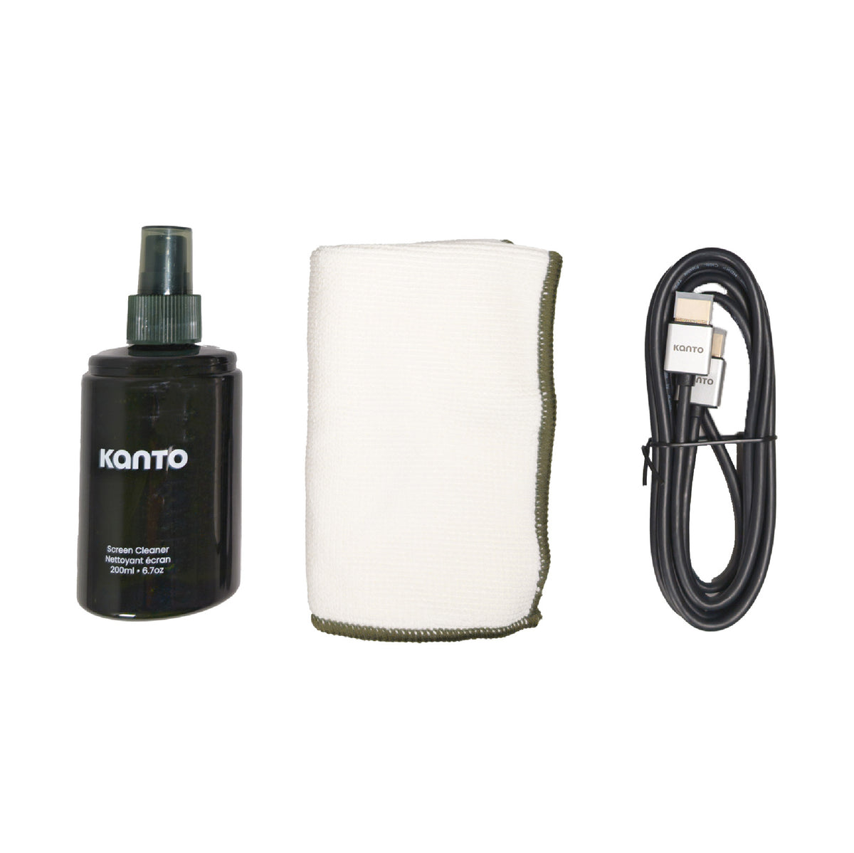 Kanto HT6-KIT Screen Cleaning Kit with 6.5' HDMI 2.1 Cable
